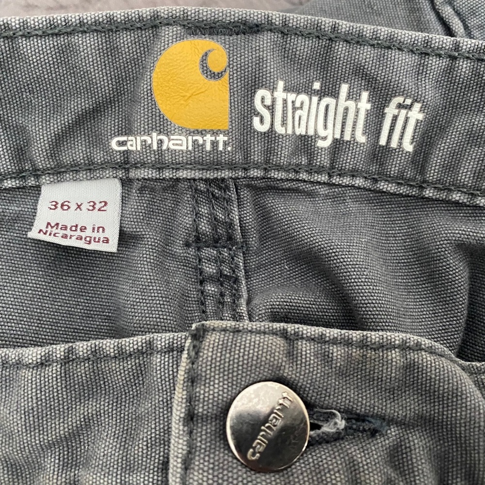Men’s carhartt pants 36x32 grey